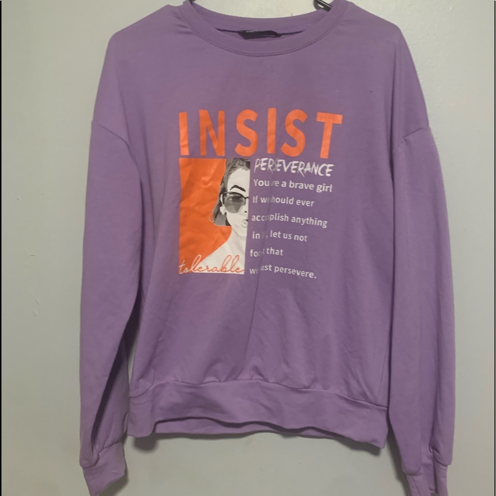 Cute shirt that has a inspirational quote